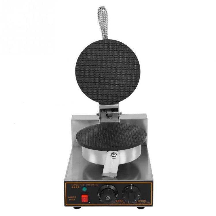 Electric Waffle Maker Egg Roll Maker DIY Ice Cream Cone Machine Crispy Omelet Machine, Plug Type:UK Plug