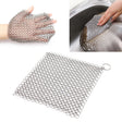 Stainless Steel Square Cast Iron Cleaner Pot Brush Scrubber Home Cookware Kitchen Cleaning Tool, Size:4��4inch - Cleaning Tools by PMC TechLife | Online Shopping South Africa | PMC TechLife
