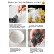 Stainless Steel Square Cast Iron Cleaner Pot Brush Scrubber Home Cookware Kitchen Cleaning Tool, Size:4��4inch