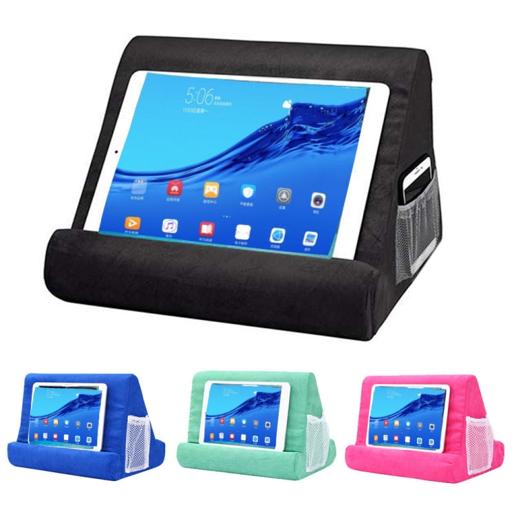 Laptop Holder Tablet Pillow Multifunction Laptop Cooling Pad Rest Cushion(Black)