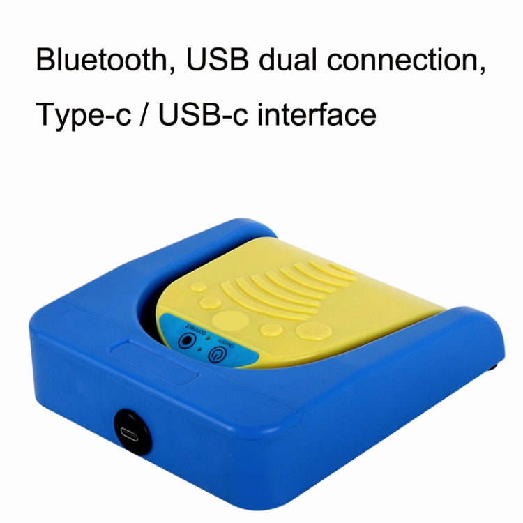 Wireless Foot Pedal Control Switch Keyboard Adapter For Computer, Style:Two-Pendal Four-Button