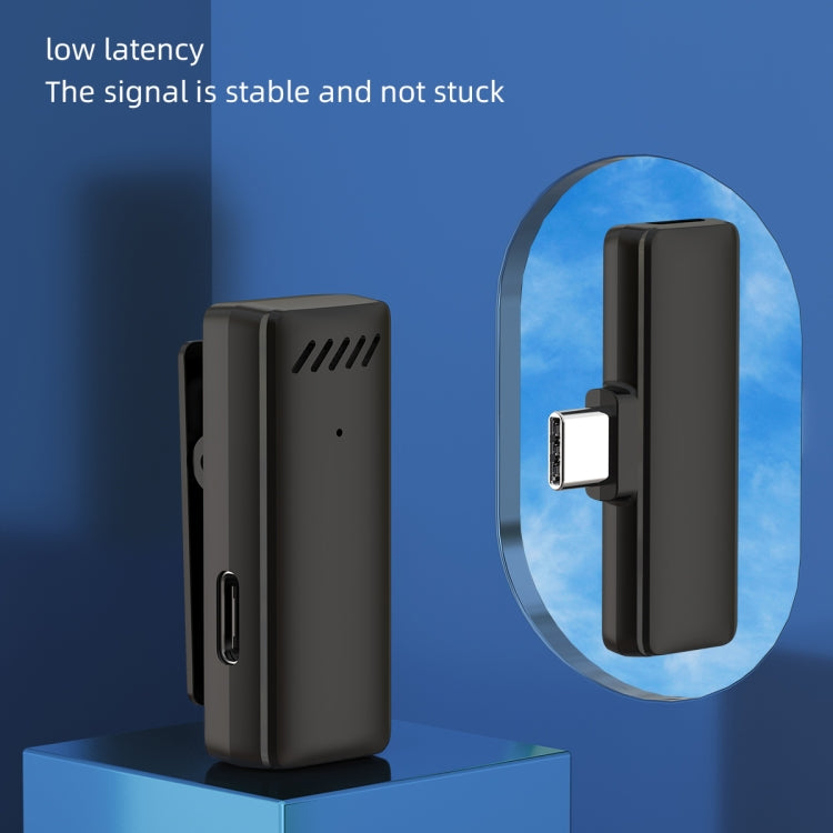 S13 Dual Microphone 8 Pin Interface Wireless Lavalier Noise Canceling Microphone with Charging Case