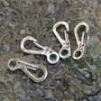 10 PCS SF Version Simple Mini Spring Hanging Buckle Keychain Buckle, Suitable for within 5mm Umbrella Rope(Silver) - Mountaineering Outfit by PMC TechLife | Online Shopping South Africa | PMC TechLife | Buy Now Pay Later Mobicred