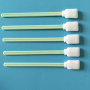 100 Sticks Inkjet Sponge Flat Head Cleaning Wipe Industrial Rod, Size:13cm(5 inch Small Wide Sponge Head)