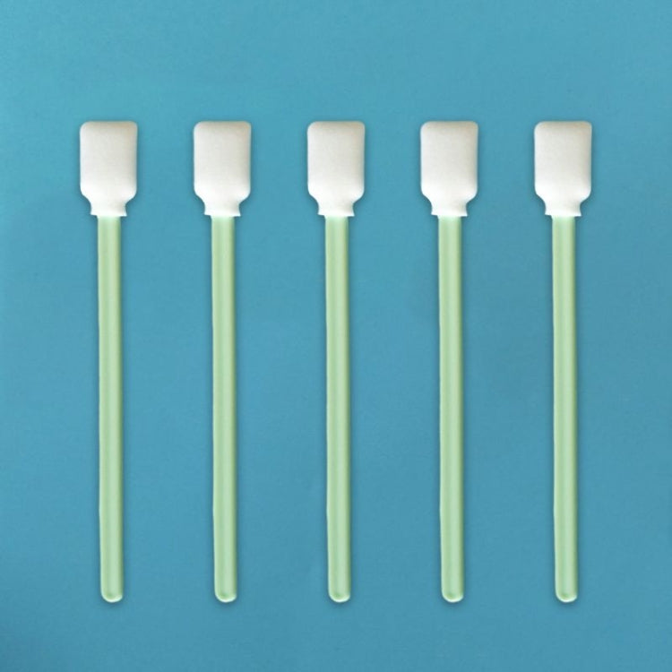 100 Sticks Inkjet Sponge Flat Head Cleaning Wipe Industrial Rod, Size:13cm(5 inch Small Wide Sponge Head)