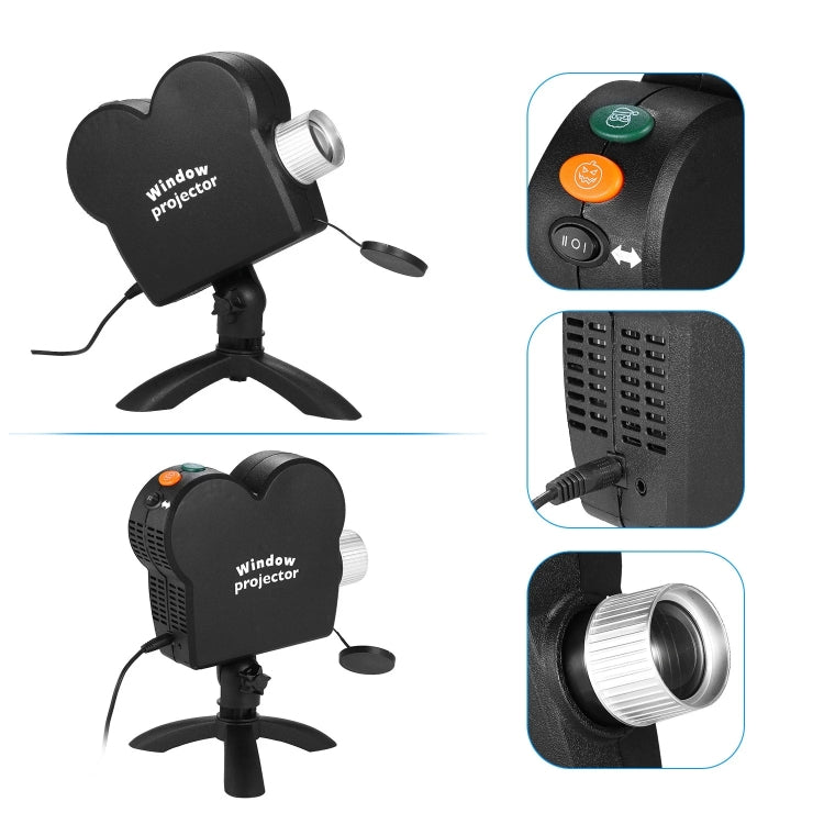 Christmas Halloween Laser Projector Mini Window Home Theater Projector, Plug Type:AU Plug
