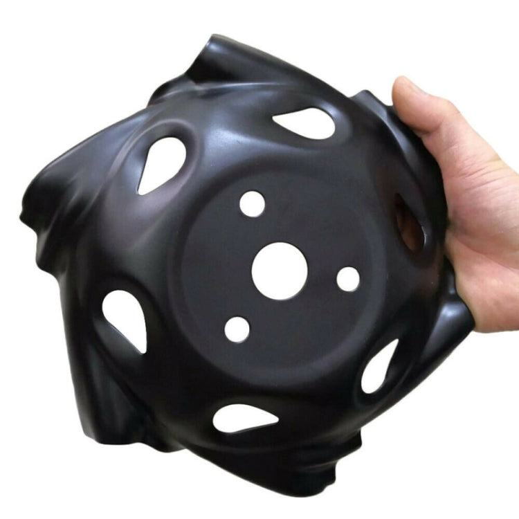 Alloy Dragon Claw Plate Hit Grass Pine Soil Mower Accessories(Black)
