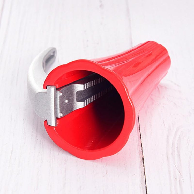 Zinc Alloy Funnel Shape Nut Nutcracker Sheller Walnut Opener Cutter Clamp Plier Kitchen Tools gadgets(Red)