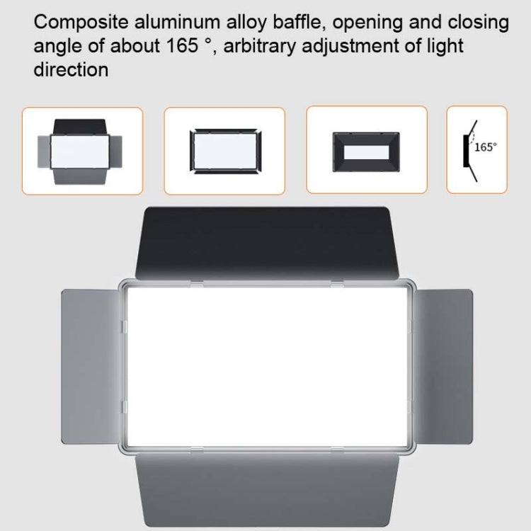 E900  55W  3000K-6500K Flat Panel Lights Live Broadcast Fill Light Knob Model
