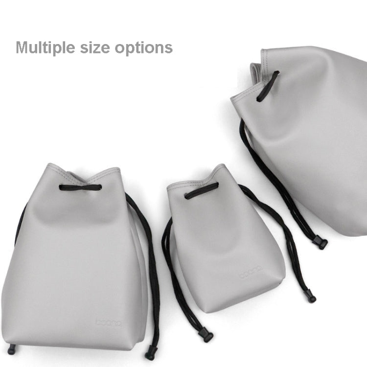 Baona Camera Bag Lens Drawstring Pouch, Size: Small(Gray)