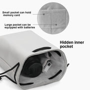 Baona Camera Bag Lens Drawstring Pouch, Size: Small(Gray)