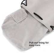 Baona Camera Bag Lens Drawstring Pouch, Size: Small(Gray)