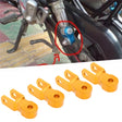 2 Pairs Shock Absorber Extender Height Extension for Motorcycle, Size: Large(Yellow) - Replacement Parts by PMc TechLife | Online Shopping South Africa | PMc TechLife | Buy Now Pay Later Mobicred