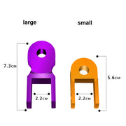 2 Pairs Shock Absorber Extender Height Extension for Motorcycle, Size: Large(Purple)