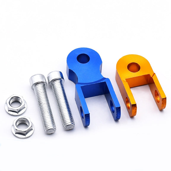 2 Pairs Shock Absorber Extender Height Extension for Motorcycle, Size: Large(Blue)
