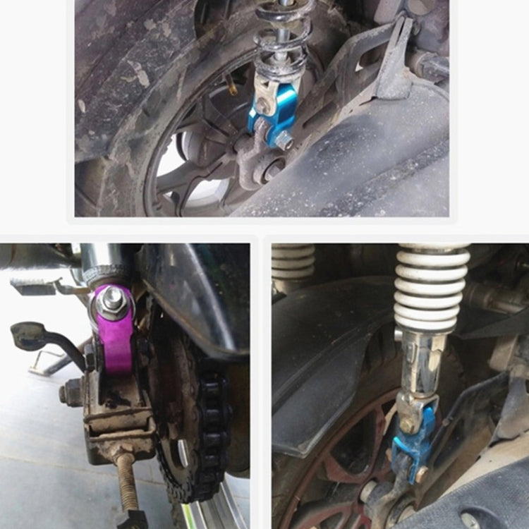 2 Pairs Shock Absorber Extender Height Extension for Motorcycle, Size: Large(Red)