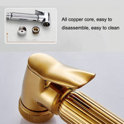 Multifunctional Wome Washers Pressure With Water Stop Woman Wash Nozzle Set, Colour:Antique