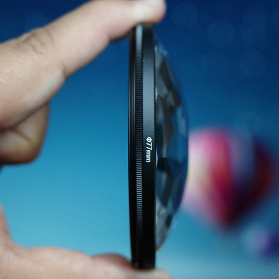 82mm Kaleidoscope Prism Foreground Blur Camera Glass Filter Lens