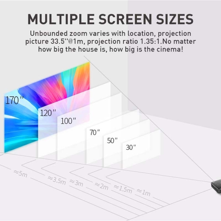 P11 4K HD DLP Mini 3D Projector 4G + 32G Smart Micro Convenient Projector, Style:AU Plug(Black)