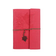 A5 PU Maple Retro Straps Handbook Loose-leaf Notebook(Red) - Notebooks by PMc TechLife | Online Shopping South Africa | PMc TechLife | Buy Now Pay Later Mobicred
