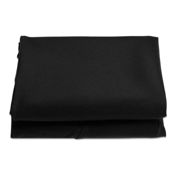 Polyester Parasol Replacement Cloth Round Garden Umbrella Cover, Size: Diameter 2.7m 8 Ribs(Black)