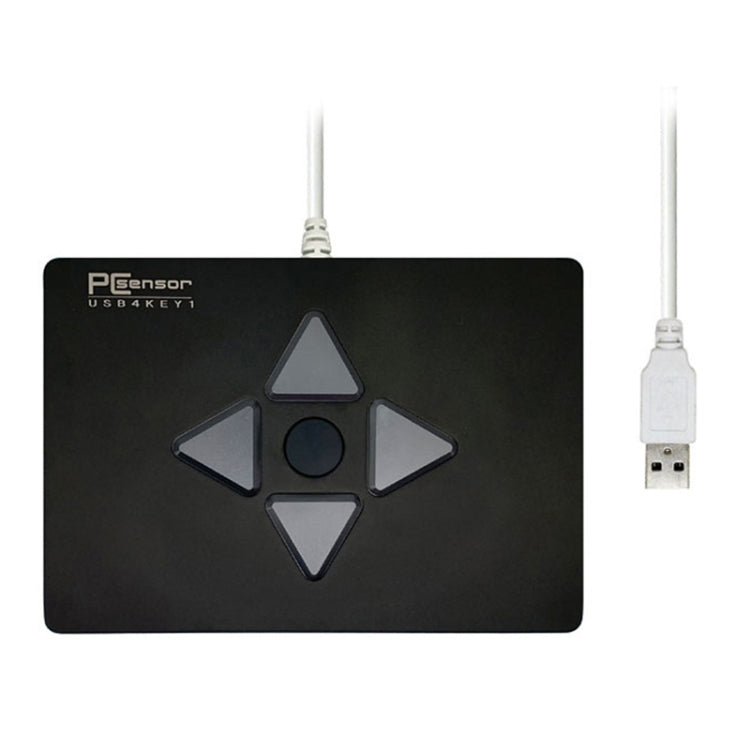 4 Keys Medical Equipment Testing Custom One-key Combo Shortcut Keyboard, Cable Length: 1.5m(Black)