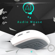 Pcsensor MOS4 4 Keys 2400DPI Game Intelligent Voice Recognition Input Mouse, Cable Length: 1.5m(Sound)