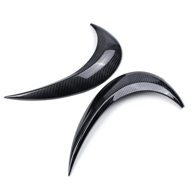 Headlight Eyebrow Modified Car Sticker For Volkswagen Beetle 2012-2018(Piano Black)