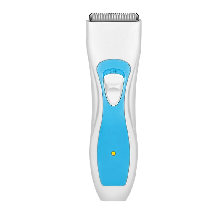 Hair Clipper Rechargeable Electric Clippers Haircut Tools For Children(Blue and White)