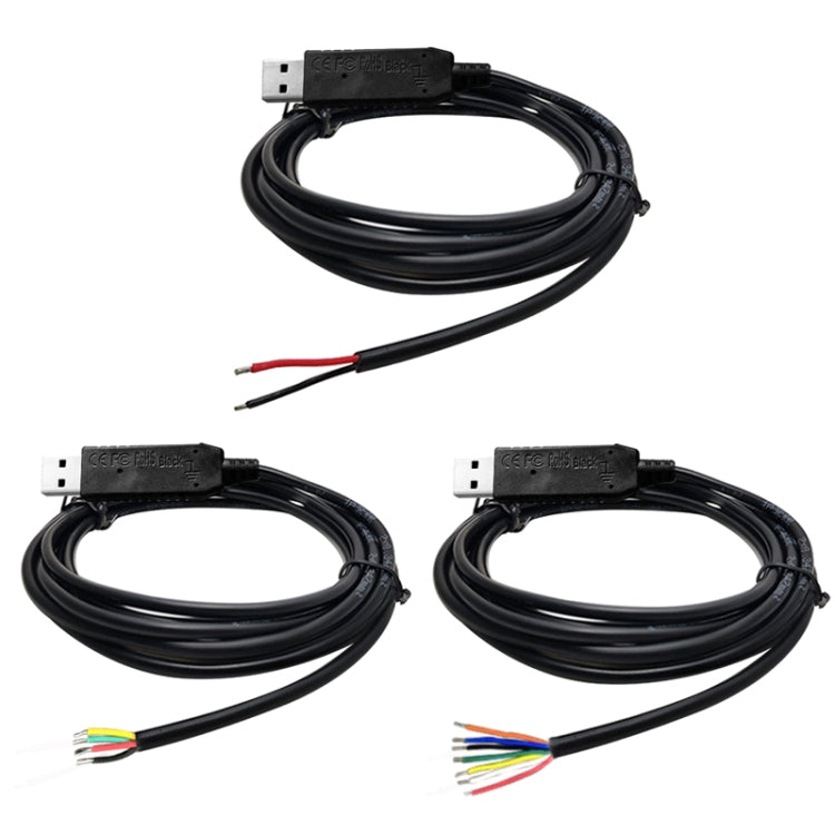 USB Switch Cable Keyboard Mouse Custom Shortcut Keys, Style:3 Switches