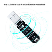 USB Switch Cable Keyboard Mouse Custom Shortcut Keys, Style:3 Switches