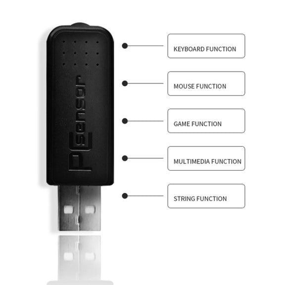 USB Switch Cable Keyboard Mouse Custom Shortcut Keys, Style:6 Switches