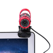 HXSJ A859 480P Computer Network Course Camera Video USB Camera Built-in Sound-absorbing Microphone(No Camera Function  Red)