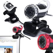 HXSJ A859 480P Computer Network Course Camera Video USB Camera Built-in Sound-absorbing Microphone(No Camera Function Silver)