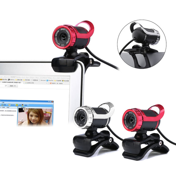 HXSJ A859 480P Computer Network Course Camera Video USB Camera Built-in Sound-absorbing Microphone(Black)