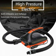 SUP Surf Paddle Board Canoe Inflatable Boat Car High Pressure Electric Air Pump, Specification:782High-pressure Pump+Battery Folder