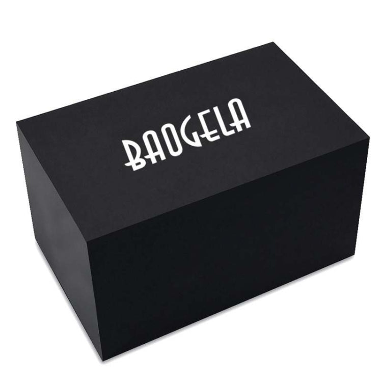 BAOGELA Paper + Sponge Square Watch Packaging Box Black Watch Gift Box, Size: 12.1 x 7.6 x 6.8cm