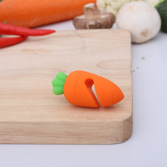 6 PCS Silicone Carrot Pot Lid Elevated Anti-overflow Device Kitchen Utility Gadget