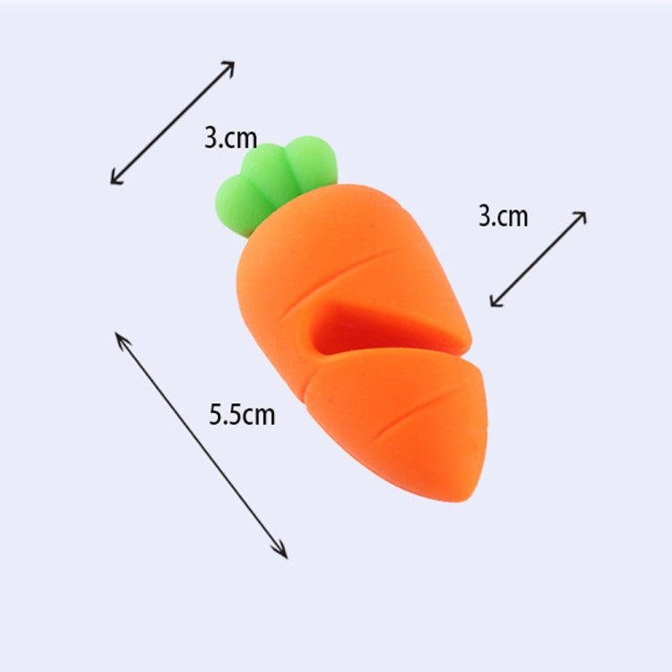 6 PCS Silicone Carrot Pot Lid Elevated Anti-overflow Device Kitchen Utility Gadget