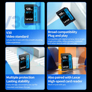 Lexar SD-800X Pro High Speed SD Card SLR Camera Memory Card, Capacity: 64GB