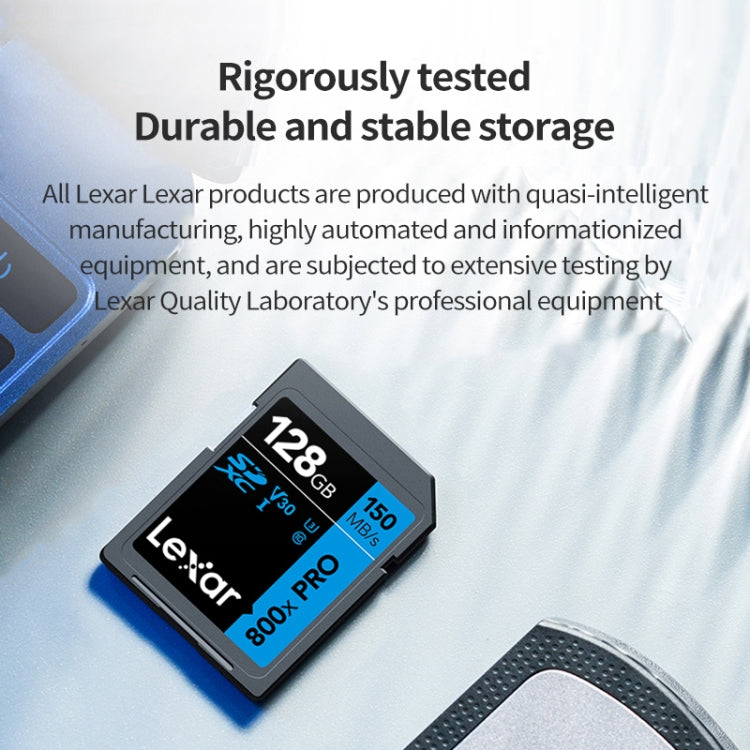 Lexar SD-800X Pro High Speed SD Card SLR Camera Memory Card, Capacity: 64GB