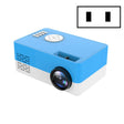 S261/J16 Home Mini HD 1080P Portable LED Projector, Support TF Card / AV / U Disk, Plug Specification:US Plug(Blue White) - Mini Projector by PMC TechLife | Online Shopping South Africa | PMC TechLife | Buy Now Pay Later Mobicred