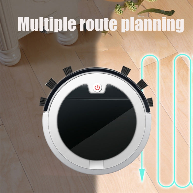 Home Smart Sweeping Robot Planning Route Remote Control Large Suction Cleaner Sweeper(Red Black)
