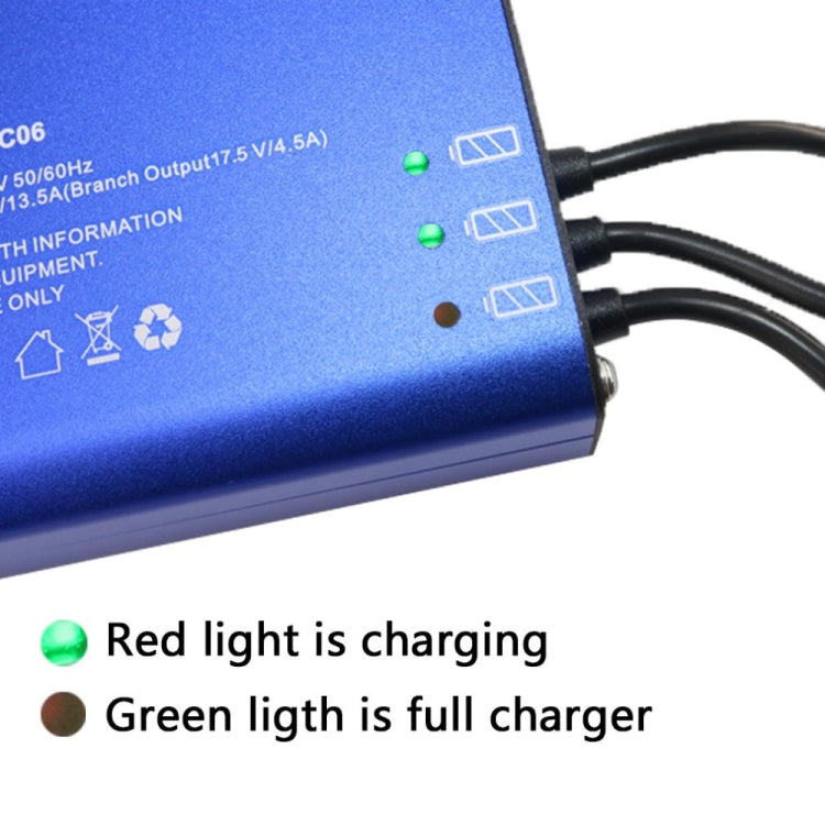4 in 1 Parallel Power Hub Intelligent Battery Controller Charger for DJI Phantom 3 Standard SE FPV Drone, Plug Type:EU Plug