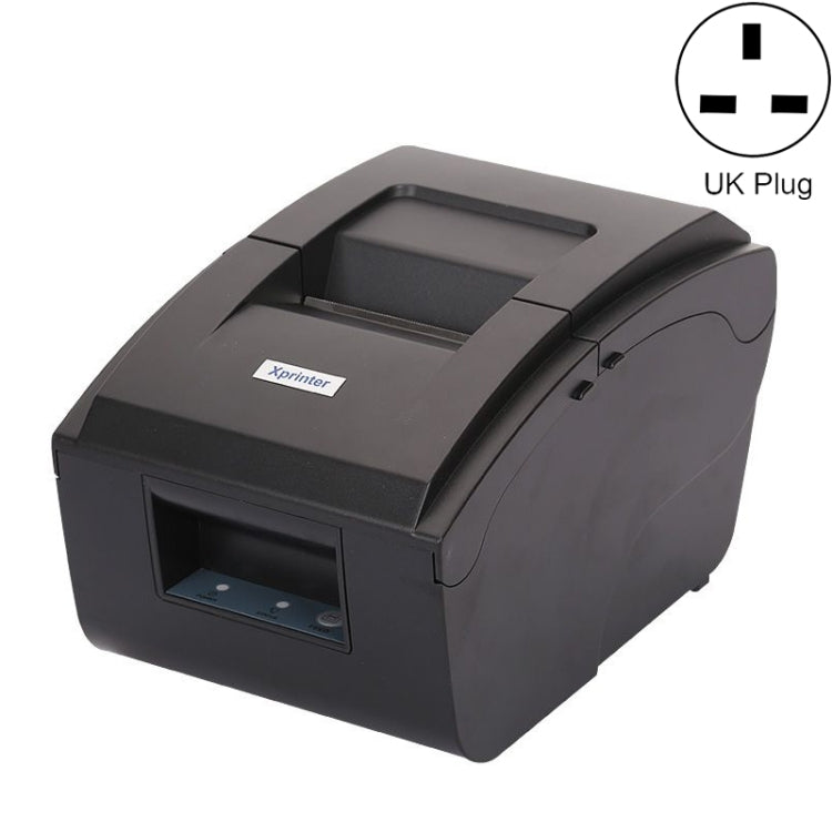 Xprinter XP-76IIH Dot Matrix Printer Open Roll Invoice Printer, Model: Parallel Port(UK Plug)