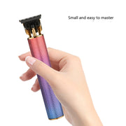 Gradient Color Small Clipper Retro Electric Clipper USB Charging Electric Hair Clipper