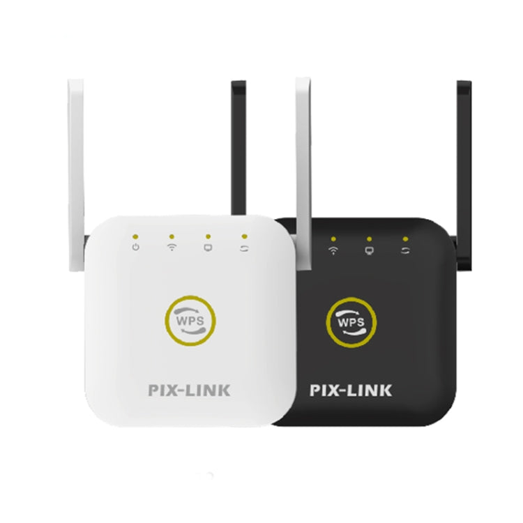 PIX-LINK WR22 300Mbps Wifi Wireless Signal Amplification Enhancement Extender, Plug Type:AU Plug(Black)