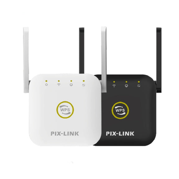 PIX-LINK WR22 300Mbps Wifi Wireless Signal Amplification Enhancement Extender, Plug Type:AU Plug(Black)
