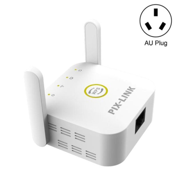 PIX-LINK WR22 300Mbps Wifi Wireless Signal Amplification Enhancement Extender, Plug Type:AU Plug(White)