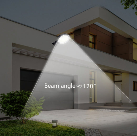50W LED Outdoor Light Sensing IP65 Water-resistant Wall Lamp Garden Courtyard Street Light(White Light)